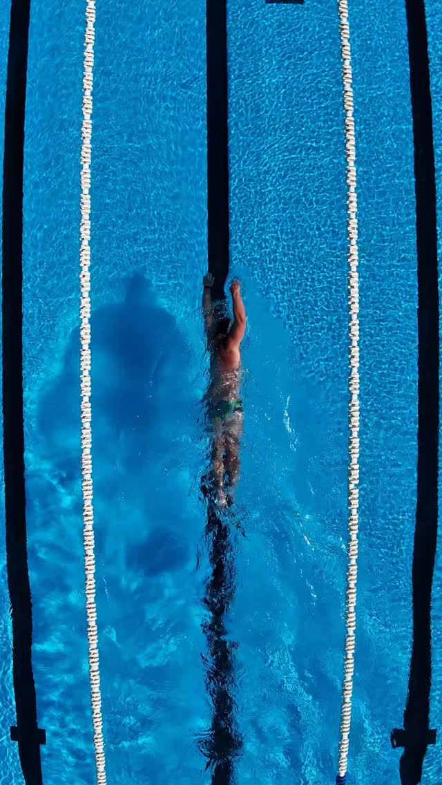 Instagram post by @markus_marthaler for Speedo USA. Caption reads: Mastering the Glide: Timing Your Catch for Maximum....