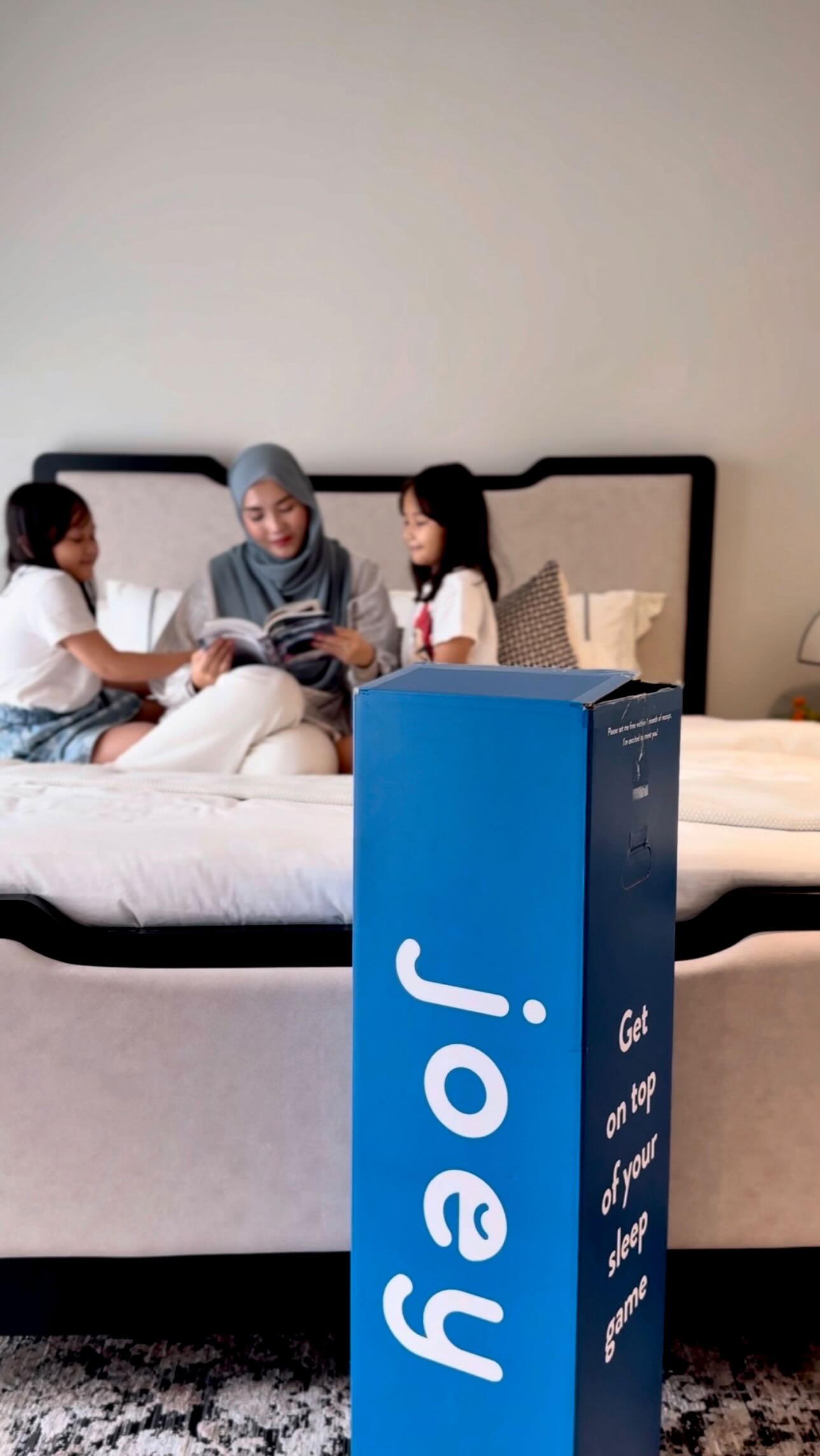 Instagram post by @146_hse for Joey Mattress. Caption reads: Sleep, but better. The Joey Mattress Topper isn’t....