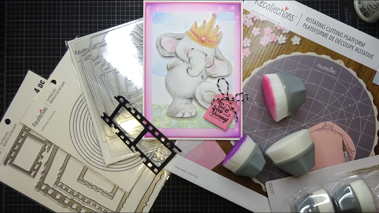 YouTube post by @VianneyCreates for Ranger Ink. Caption reads: Michaels New Recollections Dies, Rotating Cutting....