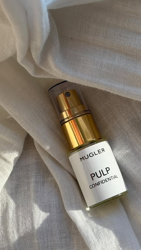 Instagram post by @monika_cioch for Mugler. Caption reads: [...] in Alien, starting 2026 with a new Mugler....