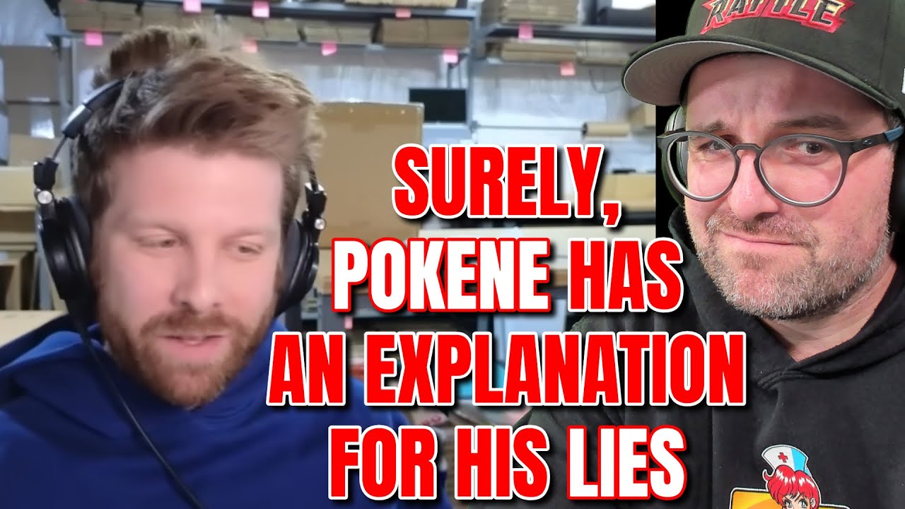 YouTube post by @RattlePokemon for Vault X. Caption reads: PokeNE Caught Trimming Clips To Convince You He....