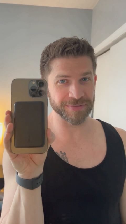 Instagram post by @jcritty for Belkin. Caption reads: Keeping this iPhone powered up means more selfies....