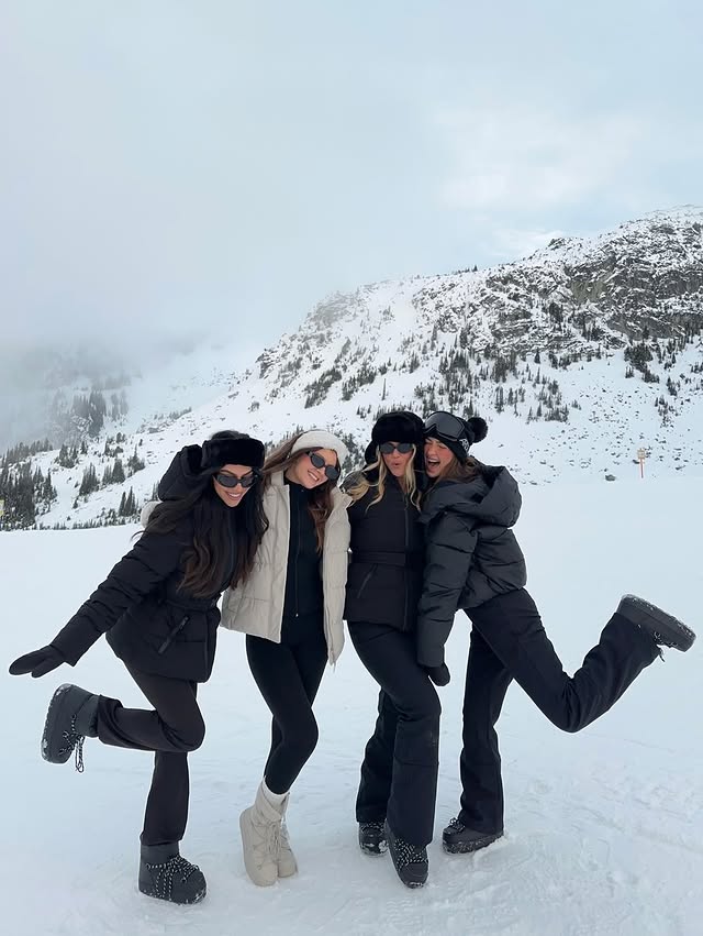 Instagram post by @baileymarshall for Ardene. Caption reads: there’s nothing like a girls getaway to the snow....