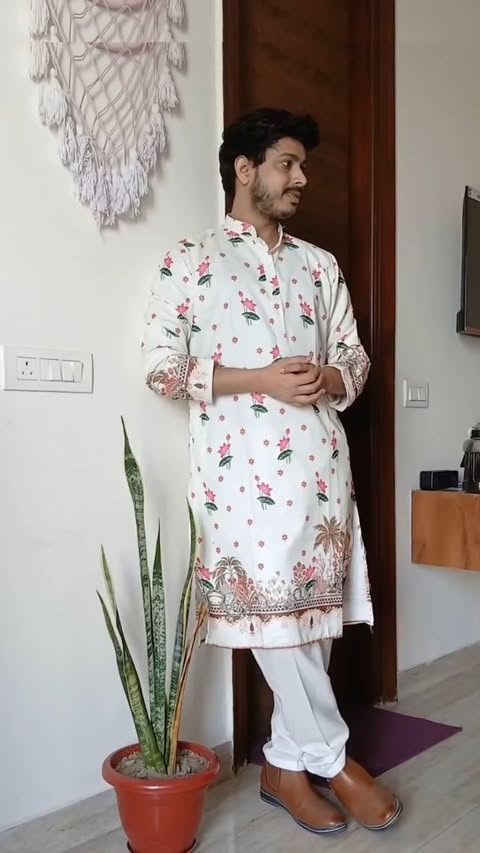 Instagram post by @nirnaytripathi11396 for Shopsy. Caption reads: Comment for link 🔗 
Wedding-ready with Shopsy....