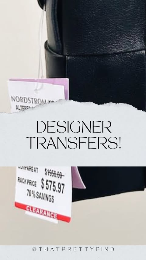 Instagram post by @thatprettyfind for Nordstrom Rack. Caption reads: 📍The Nordstrom Rack located at 101 Town Square....