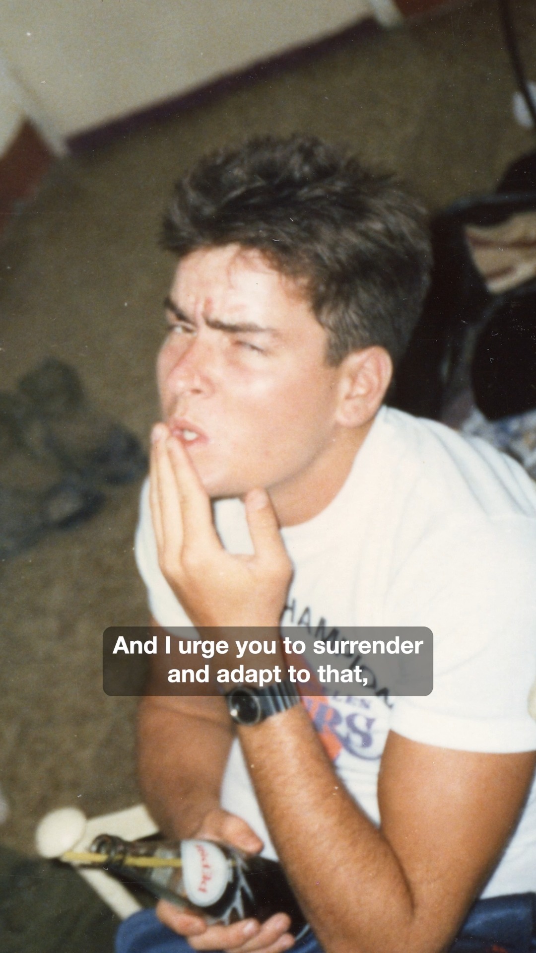 Instagram post by @charliesheen for Gallery Books Group. Caption reads: @charliesheen talks about his 'Sheenisms' in his....