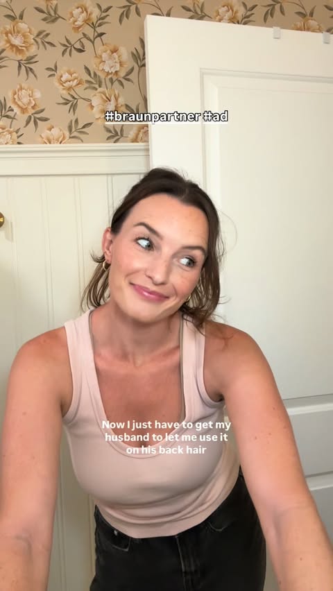 Instagram post by @jayceebrammer for Braun. Caption reads: #BraunPartner #ad I HATE the grow out process....