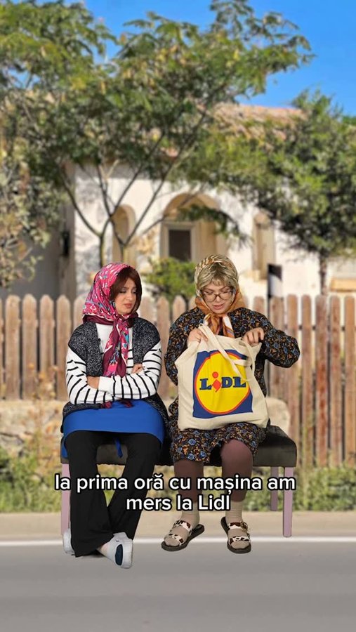 Instagram post by @mariazvinca for Lidl. Caption reads: La Lidl știi că merită! Anișoara a plecat după....