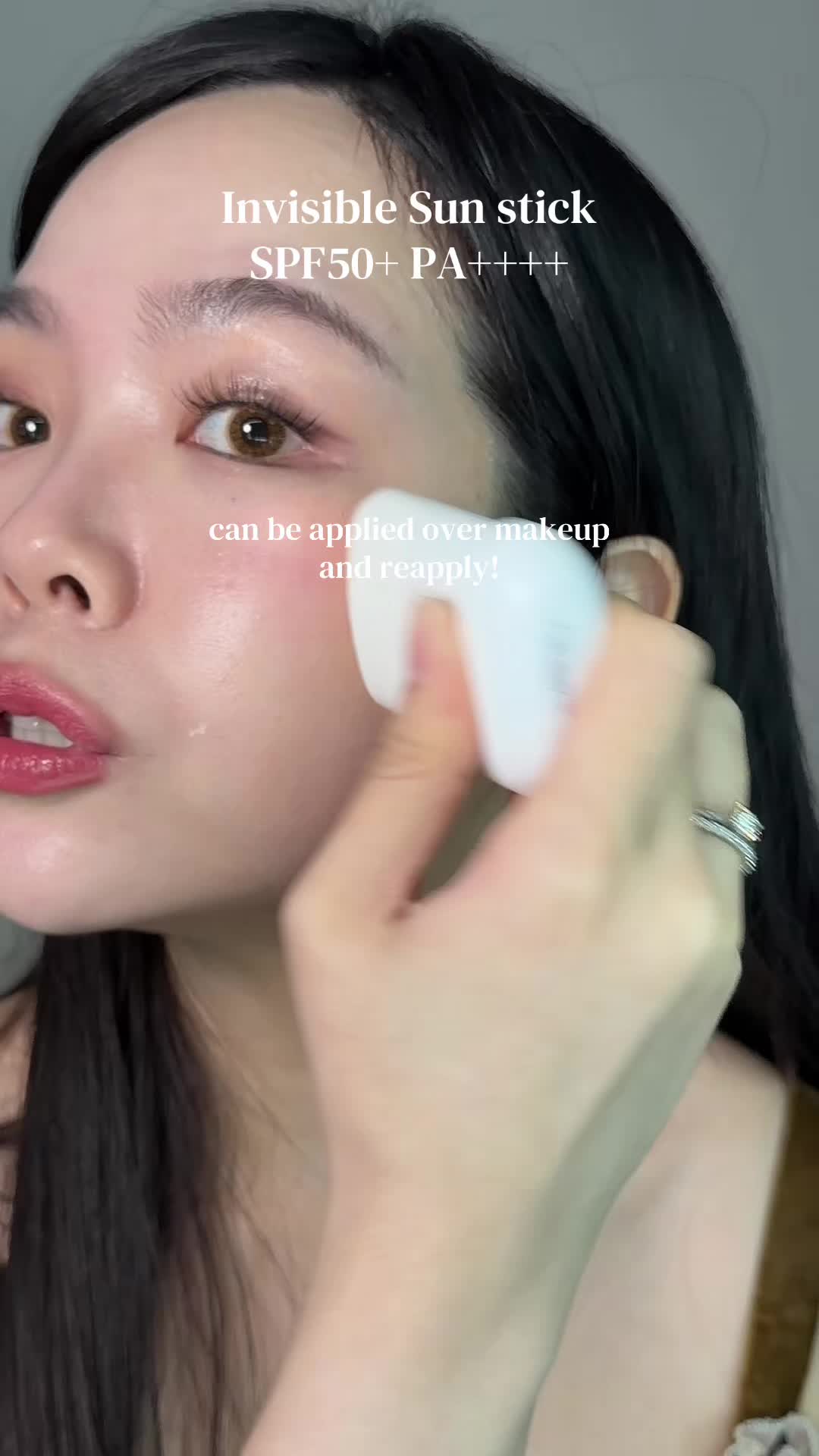 TikTok post by @whatsgigidoing for COSRX. Caption reads: SPF50+ PA++++ @COSRX UK #cosrx #cosrxuk #skincare....