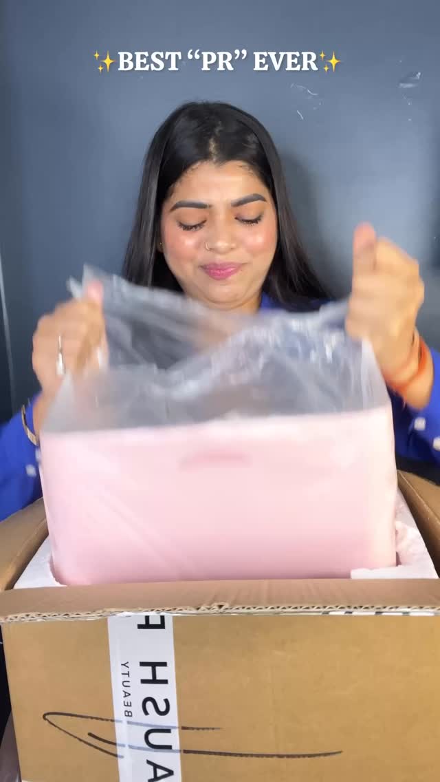 Instagram post by @antika_mishra98 for Praush Beauty. Caption reads: Best PR everrr! Thankyou @praush.beauty for....