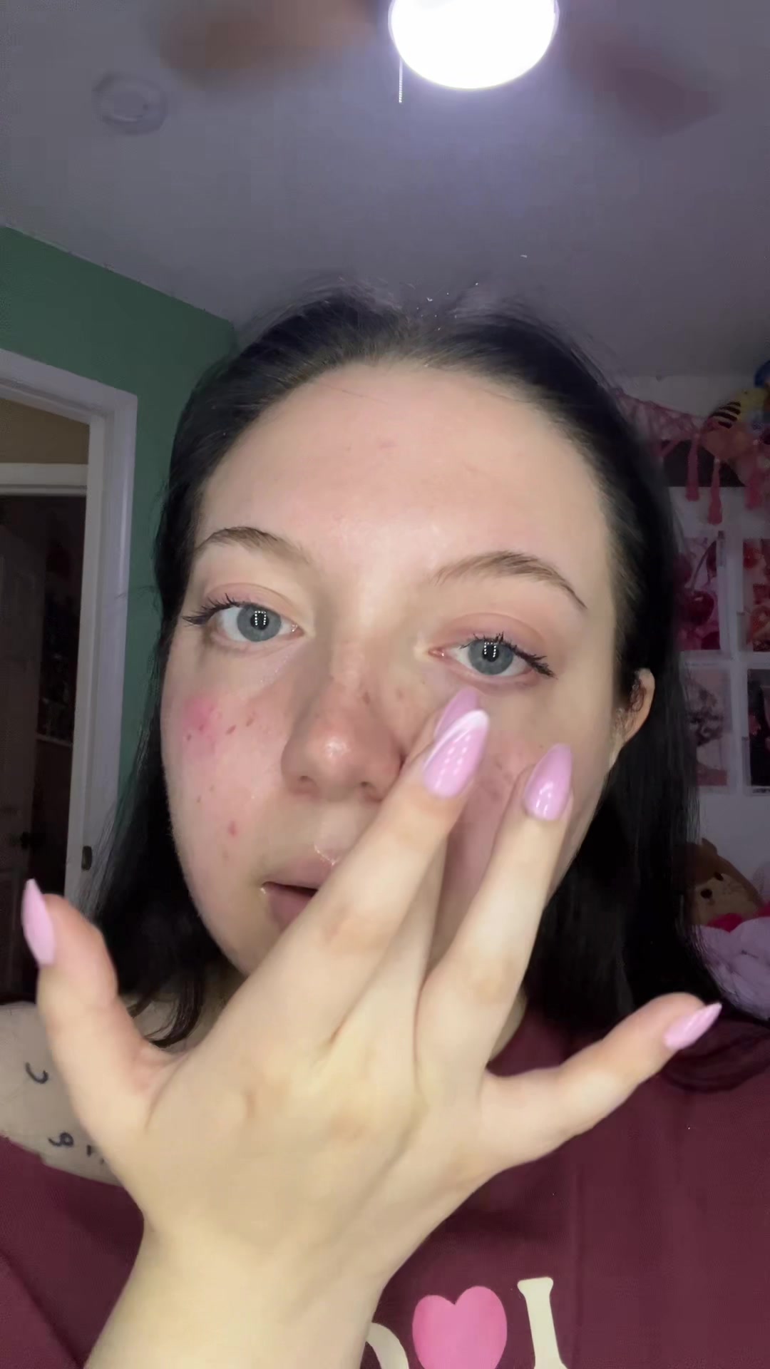 TikTok post by @lifewithjujuuu for Marylia Scott Cosmetics. Caption reads: wait I kinda love this @Marylia Scott Cosmetics.