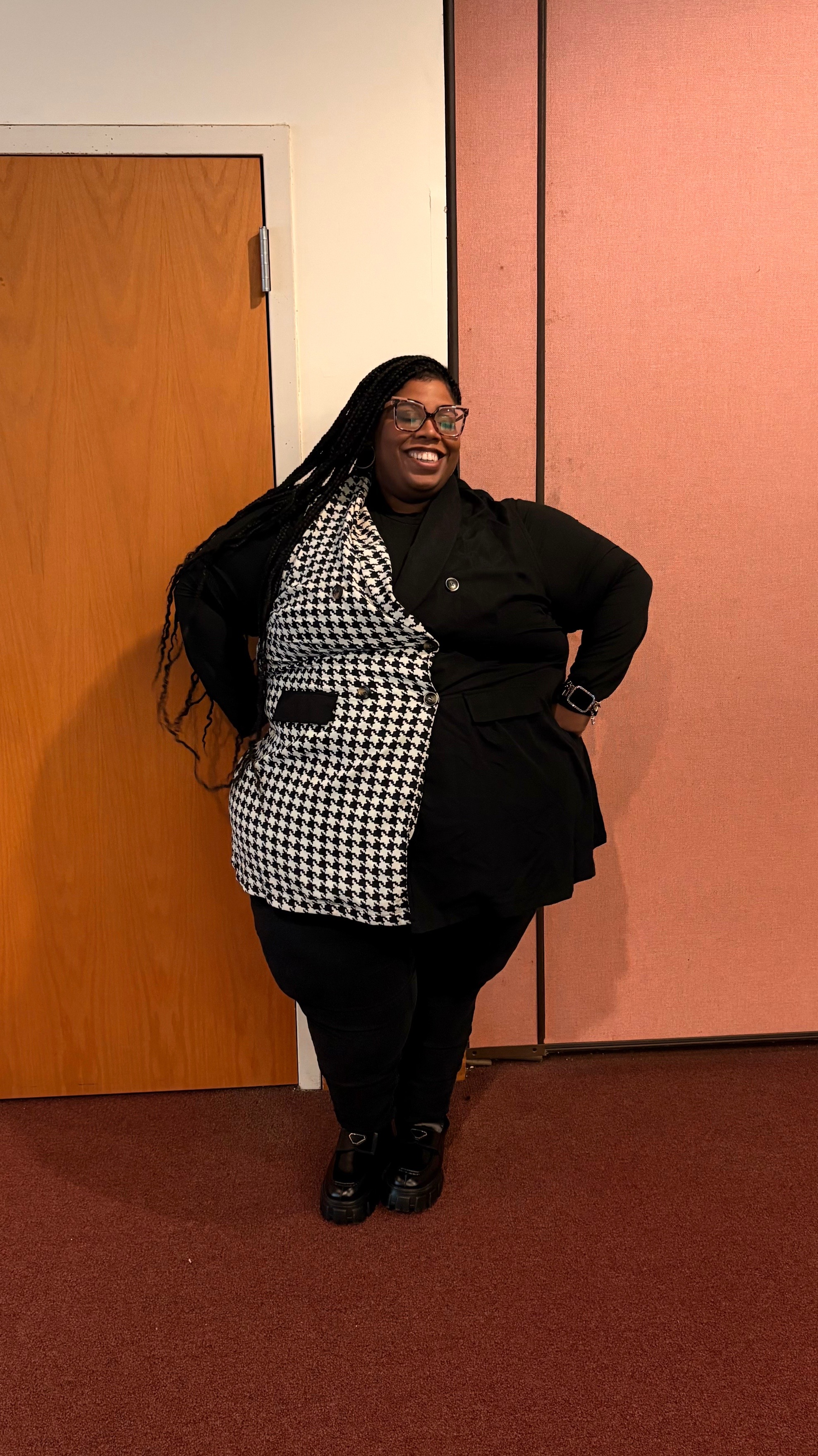 TikTok post by @jocelynbenson for Dream Pairs. Caption reads: Pictures from today in my@Dream Pairs loafers....