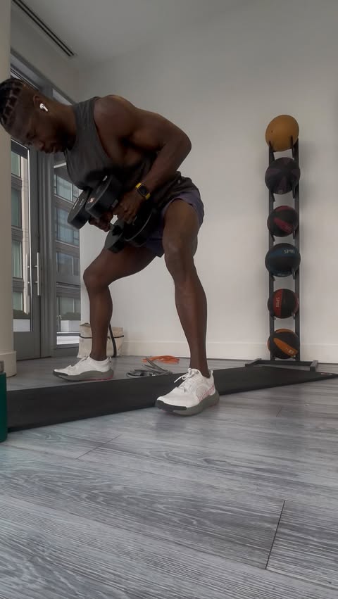 Instagram post by @theeblacktokyo for AG1. Caption reads: [...] Usually do this 3-4x through! . . .....