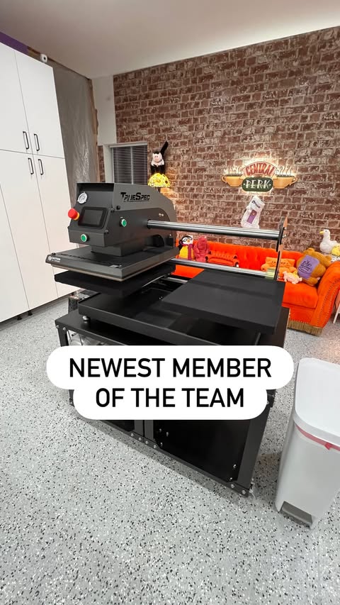 Instagram post by @teachovertherainbow for HeatPressNation. Caption reads: @heatpressnation 
•
The HPN TrueSpec 16x20 Double....