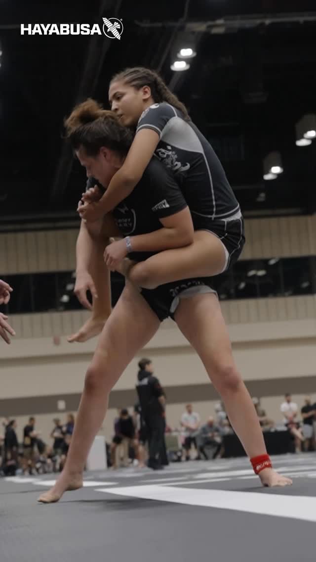 Instagram post by @joslyn_molina_bjj for Hayabusa Fightwear. Caption reads: @joslyn_molina_bjj is into the quarterfinals at....