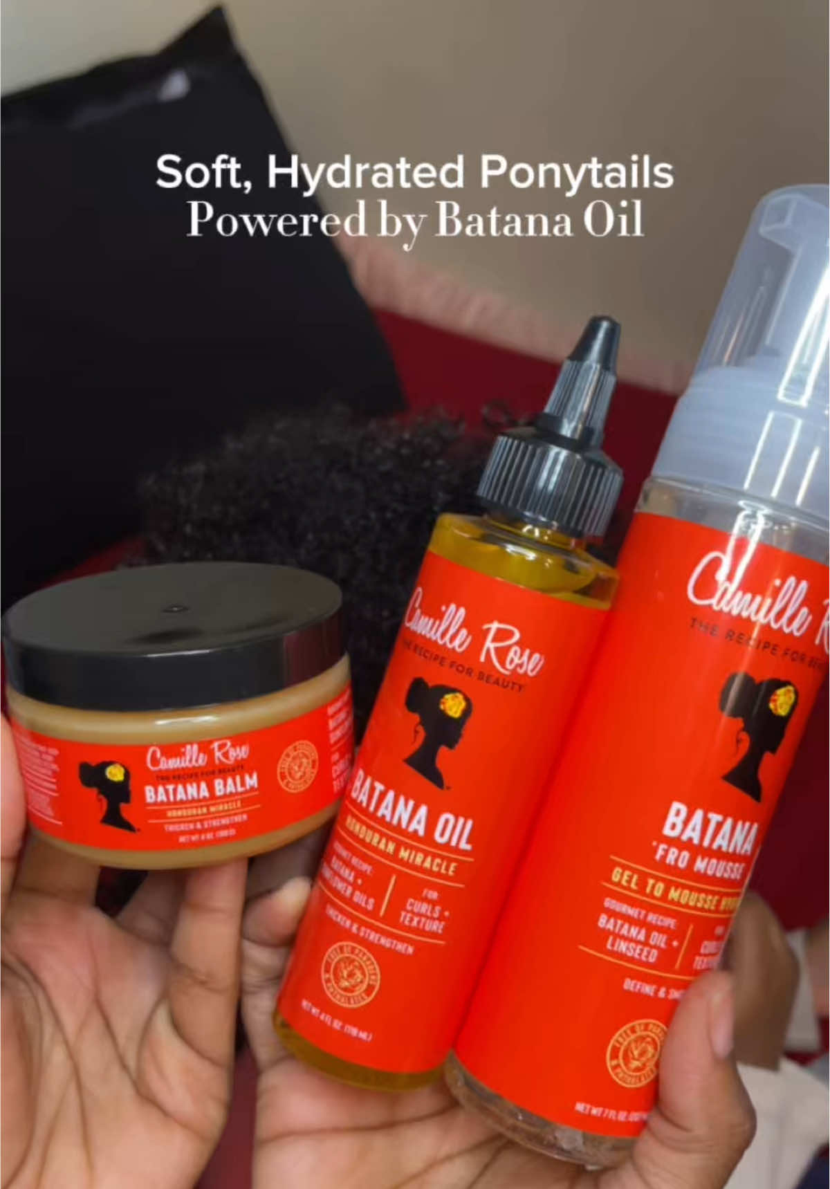 TikTok post by @laii.lo for Camille Rose. Caption reads: [...] weighing them down.  Styled using the....