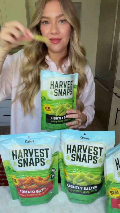 Instagram post by @clairerifkinnutrition for Harvest Snaps. Caption reads: #HarvestSnapsPartner If your snack never seems to....