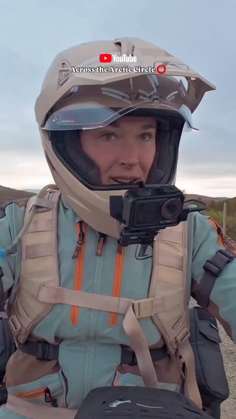 Instagram post by @krikkosadventures for Mosko Moto. Caption reads: [...] 🧥 Klim Motorcycle Clothing 🎒 Mosko Moto....