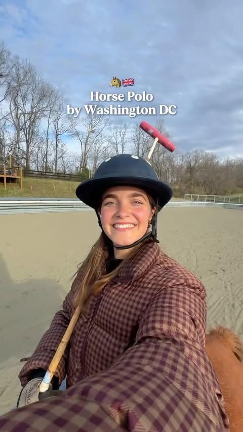 Instagram post by @yourdcbestie for Groupon. Caption reads: [...] and I found this polo lesson on Groupon that....