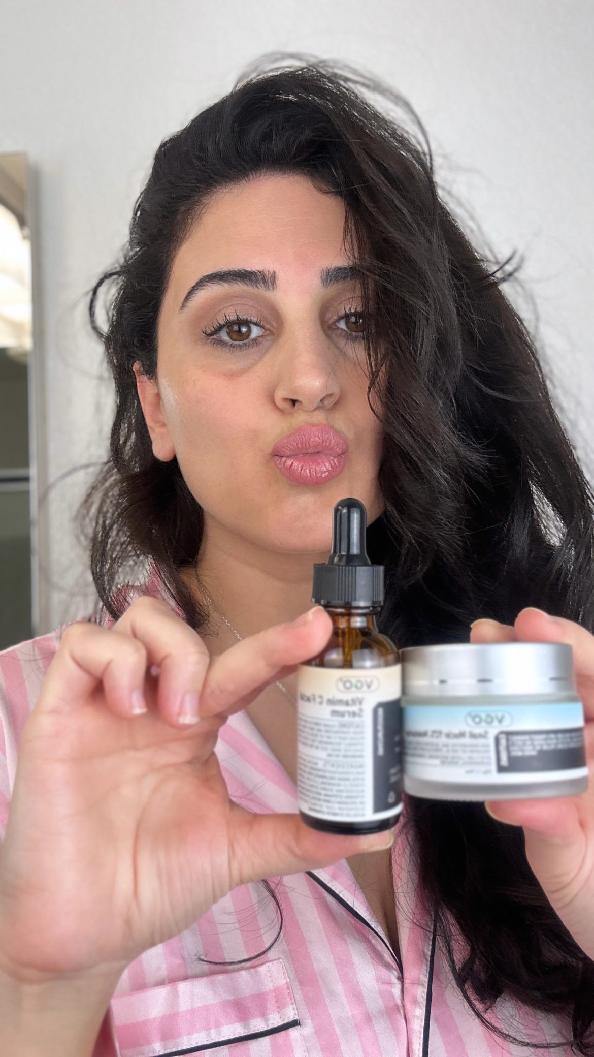 Instagram post by @bluederrr for VGObeauty. Caption reads: Ready to treat your skin? ✨ @vgo_beauty1 I’m....