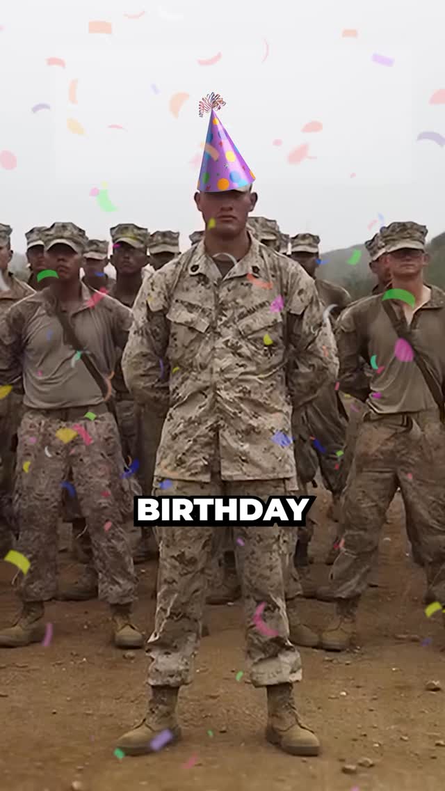 Instagram post by @kagan.dunlap for Black Rifle Coffee. Caption reads: ITS THE MARINE CORPS BIRTHDAY AND THATS ALL THAT....