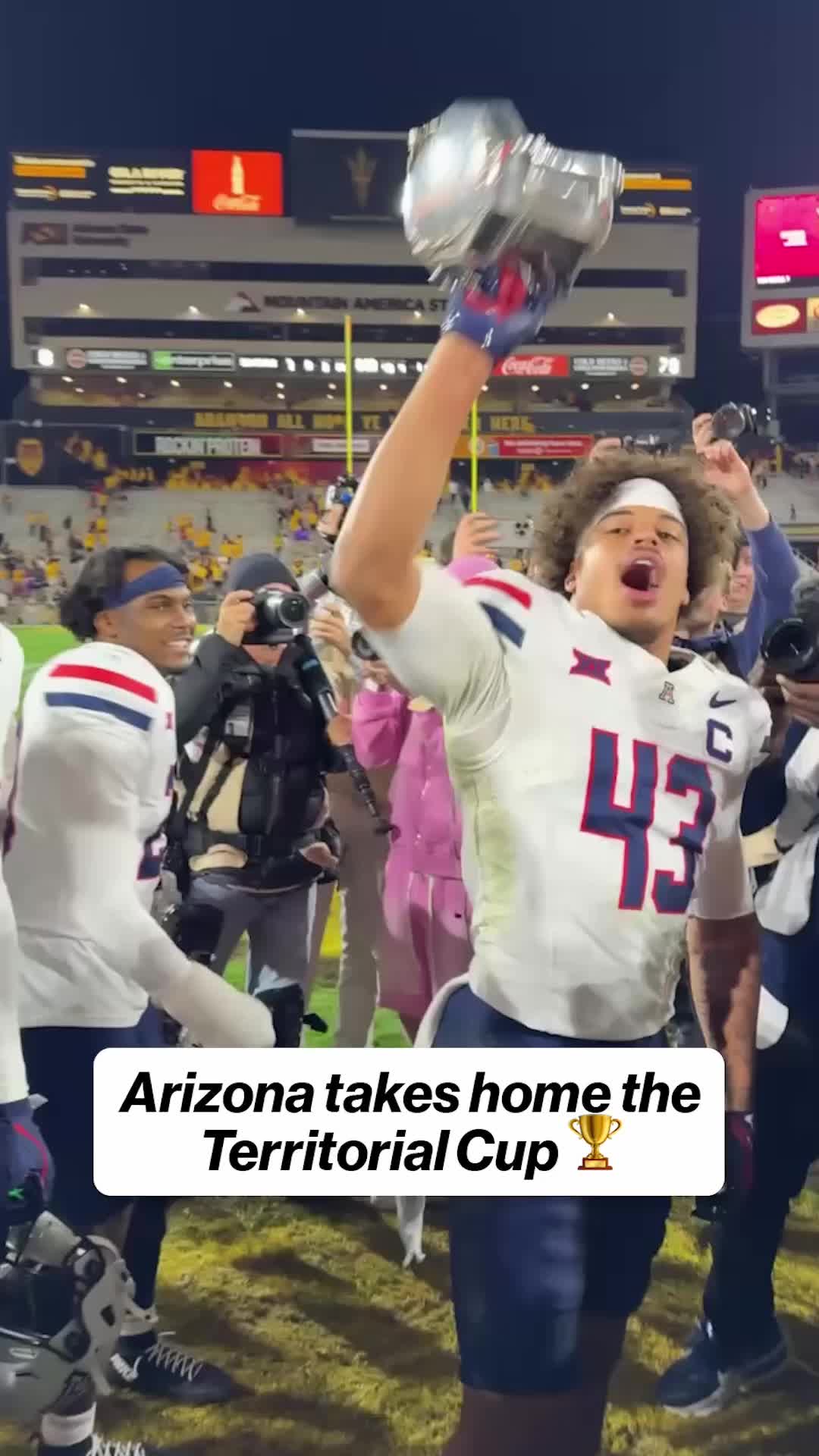 TikTok post by @cfbonfox for GMC. Caption reads: [...] going to enjoy this one 🏆🎉 Sponsored by....