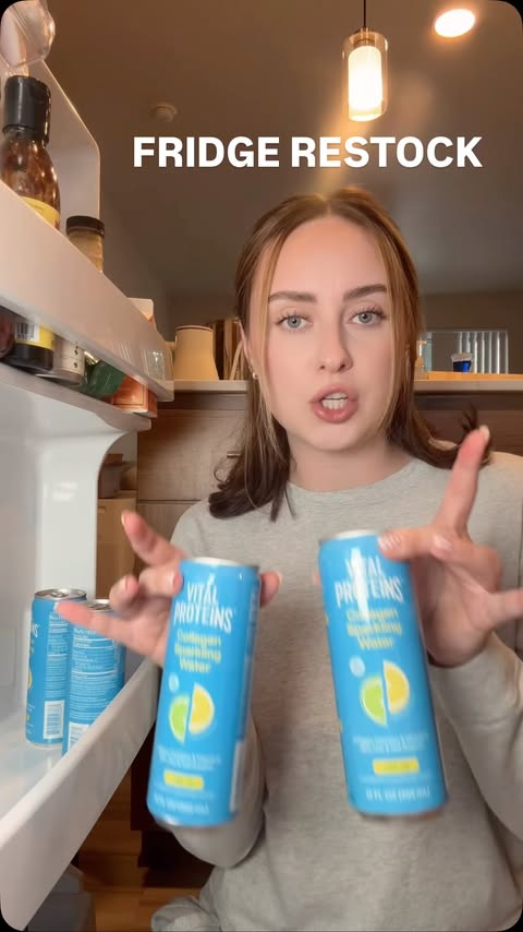 Instagram post by @kristinakking for Vital Proteins. Caption reads: [...] ✨ finally a functional beverage!....