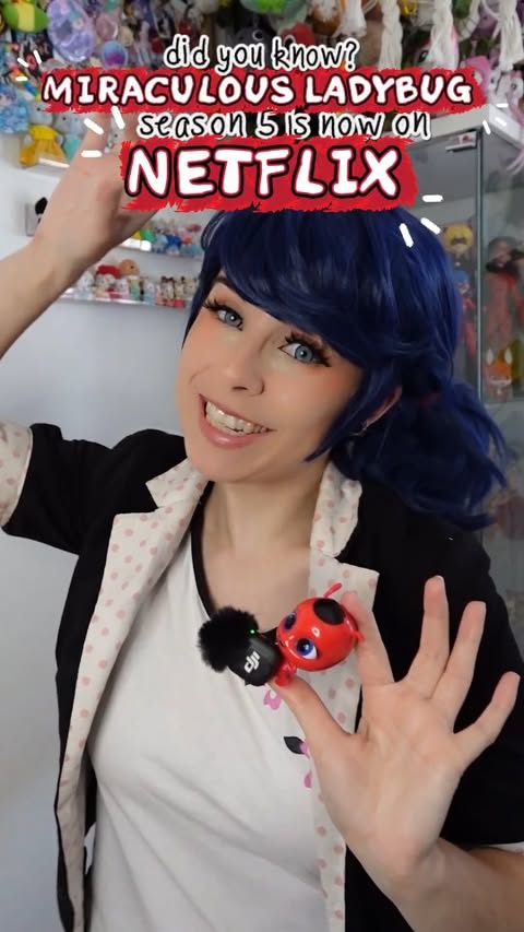 Instagram post by @alicenyannya for Miraculous Ladybug. Caption reads: Did you know, Miraculous Ladybug season 5 is NOW....