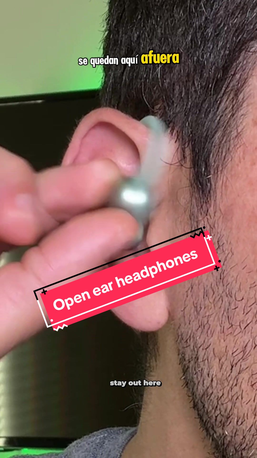 TikTok post by @orlandomuner for Soundcore by Anker. Caption reads: soundcore AeroFit 2 open ear headphones.....
