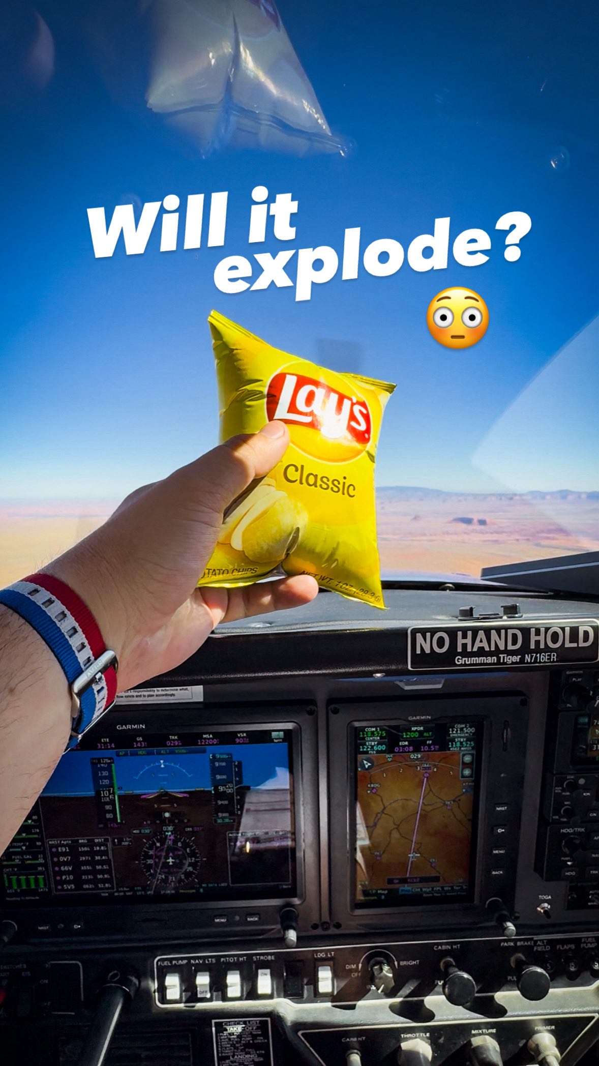 Instagram post by @fly_with_bruno for Lay's. Caption reads: Thanks for coming to my TED talk 🥔 Shoutout to....