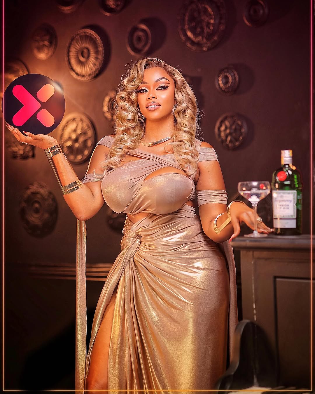 Instagram post by @rianhairz for Tanqueray. Caption reads: #AD I am super excited to announce my partnership....