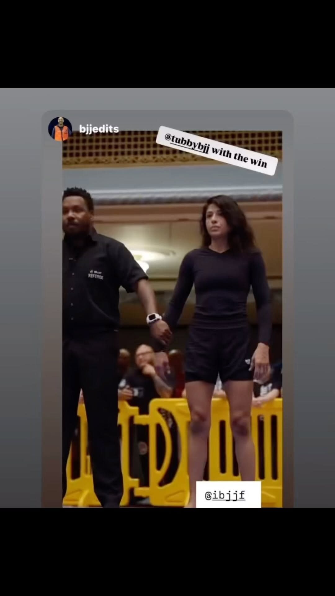 Instagram post by @tubbybjj for Gaidama. Caption reads: IBJJF CLEVELAND OPEN 🥇 🥈- Won my division match....