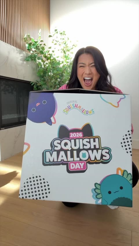 Instagram post by @mrsremiashten for Squishmallows. Caption reads: [...] my responsibilities and celebrating....