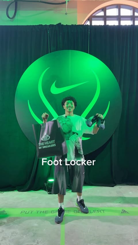 Instagram post by @rayjhuerto for Foot Locker. Caption reads: [...] out your JA4s this weekend at the....