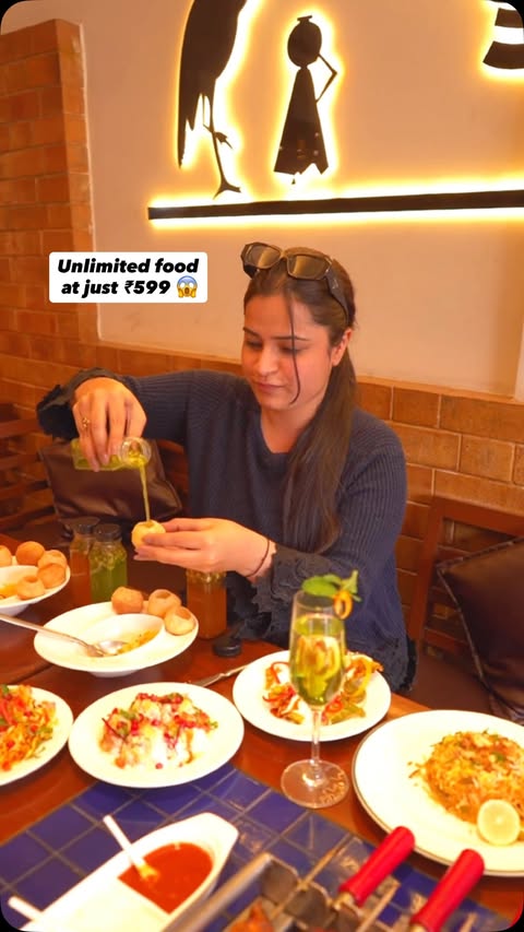 Instagram post by @foodyypreneur for Barbeque Nation. Caption reads: [...] your weekdays delicious with Barbeque....