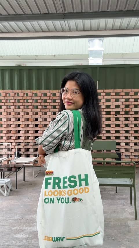 Instagram post by @breeeyani for Subway. Caption reads: Subway’s first restaurant in an MRT station just....