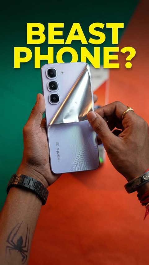 Instagram post by @furioustechh for Infinix. Caption reads: Infinix Hot 70 Pro PR Box 😱 Follow [...].