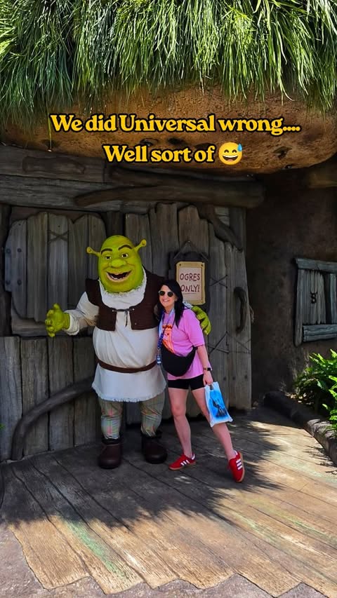 Instagram post by @lifewithtinyhumans for Universal Orlando Resort. Caption reads: I went back to Universal Orlando without my kids…....