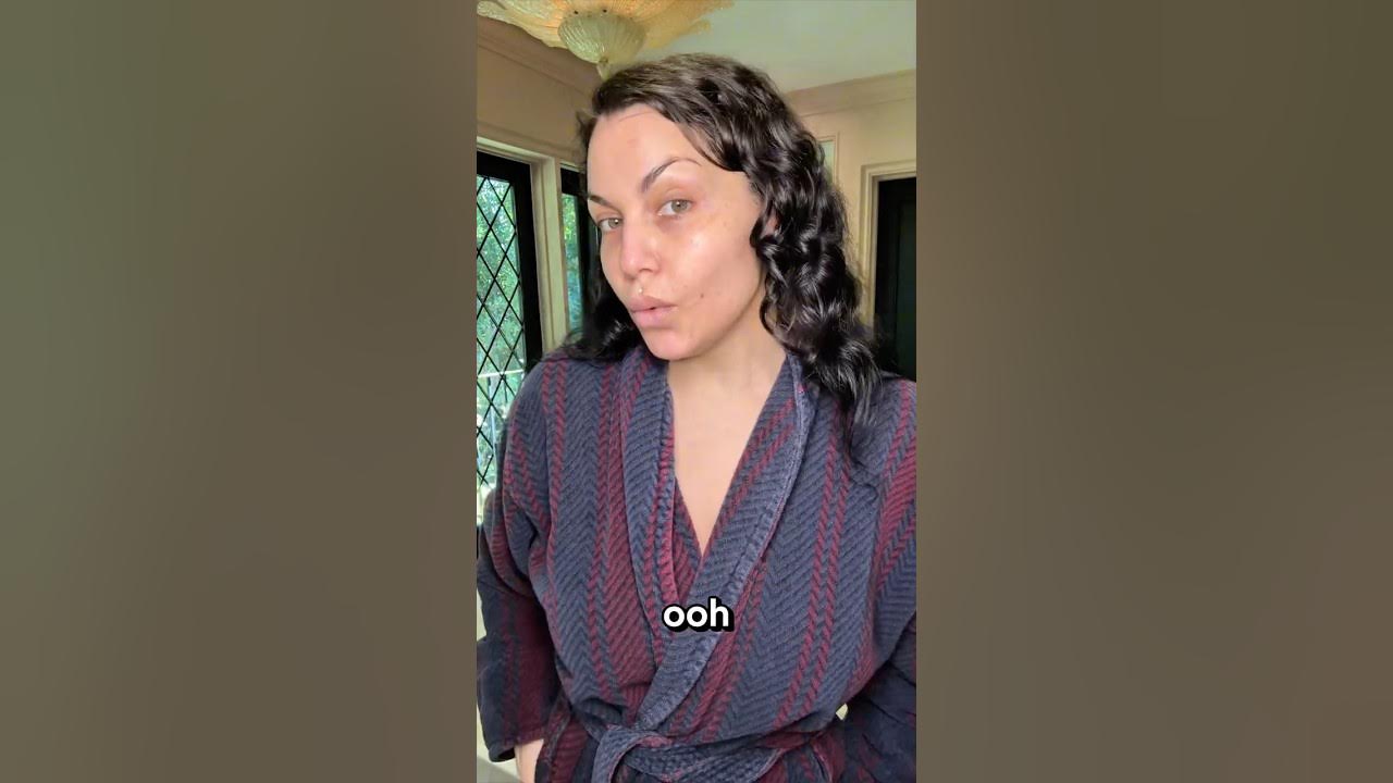 YouTube post by @BaileySarian for Pacifica Beauty. Caption reads: My winter skin secret = Glow Baby Brightening Peel....