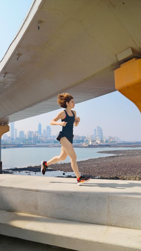 Instagram post by @sherryshroff for Amazon. Caption reads: [...] good! And now @nike is available on....