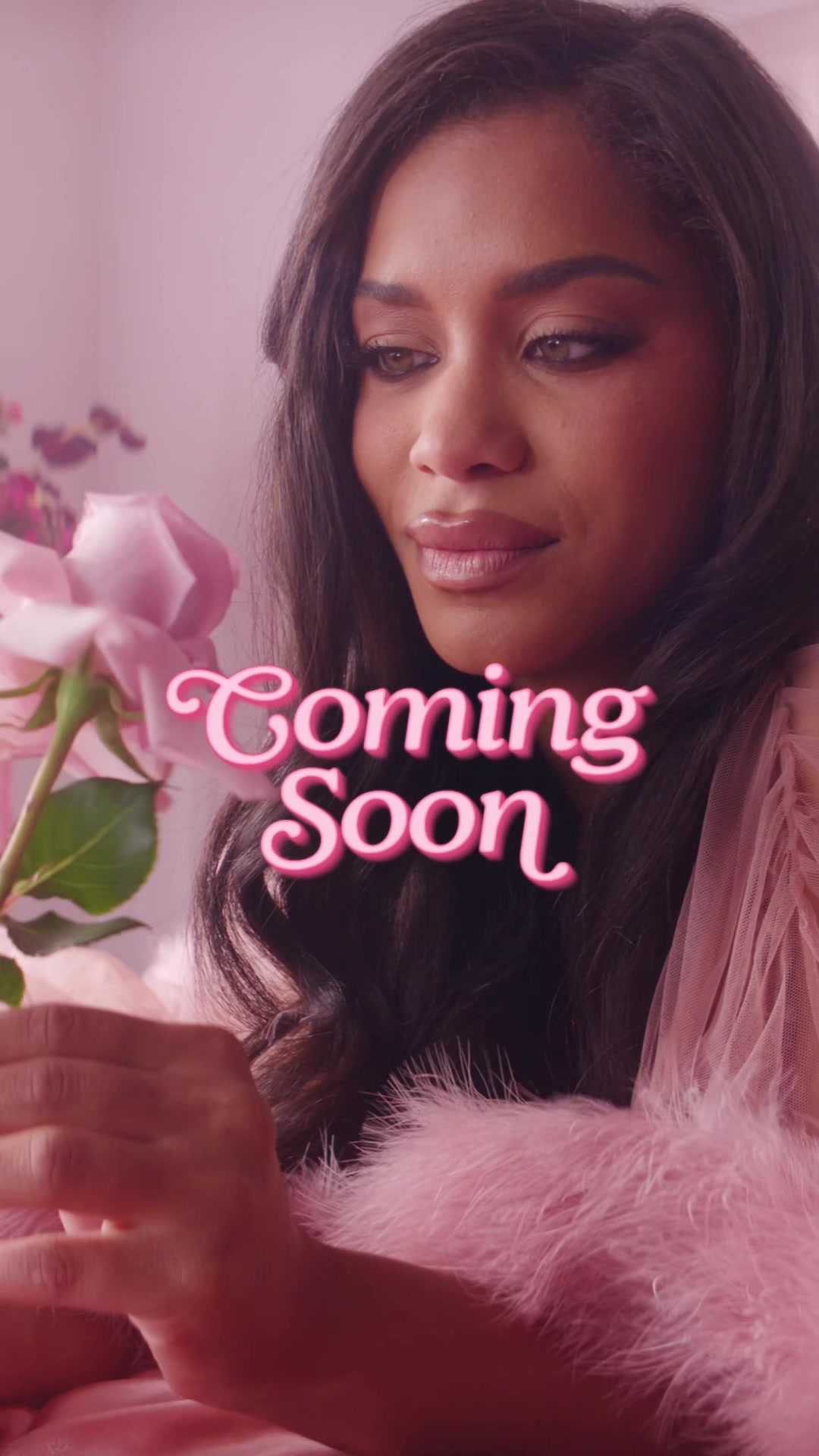 TikTok post by @amayaelizabeth_ for Herbal Essences. Caption reads: Coupling up with @herbalessences tmrw! 😉💕🩷🌷....