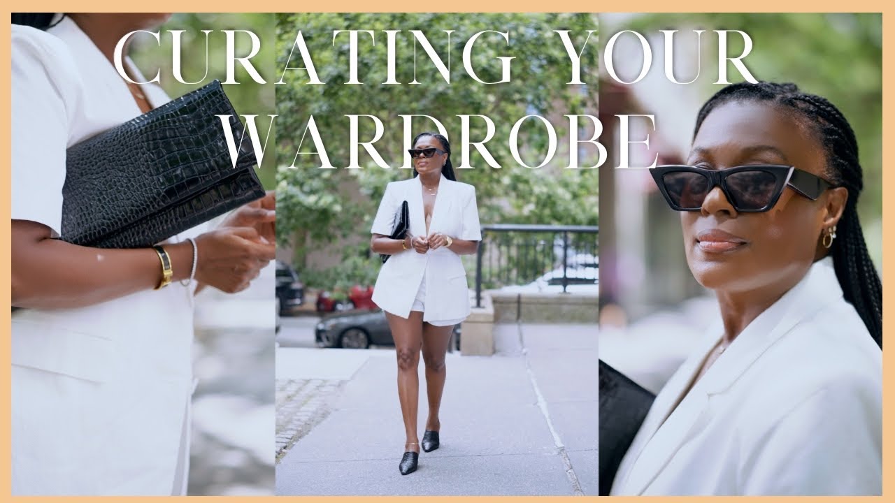 YouTube post by @simplykura for Poshmark. Caption reads: How I Style My Investment Pieces | NYC Vlog +....