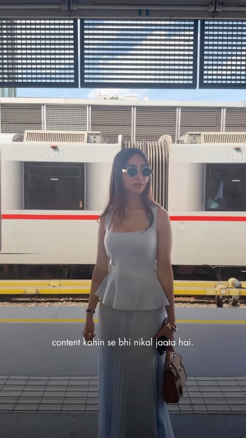 Instagram post by @kaaashvi for Adobe Video & Motion. Caption reads: Will I finally get to post more now that Adobe....