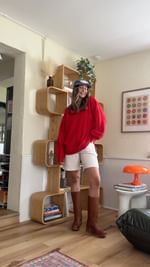 Instagram post by @malloryonthemoon for The Frye Company. Caption reads: The Campus Boots from @thefryecompany are so....