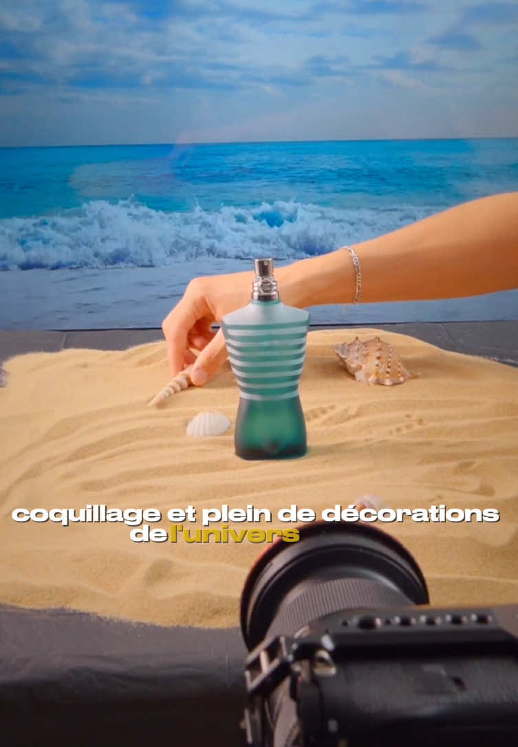 TikTok post by @nordinefaci for JeanPaulGaultier. Caption reads: 🎬 J’ai réalisé une pub pour @JeanPaulGaultier ⚓️....