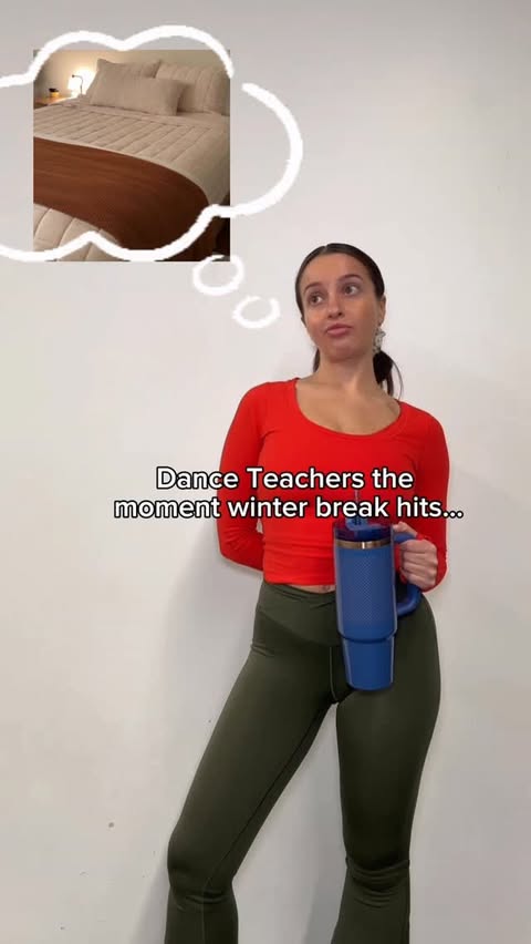 Instagram post by @fulltimedanceteacher for Helix Sleep. Caption reads: [...] weeks, I will be here. #bestmattress....