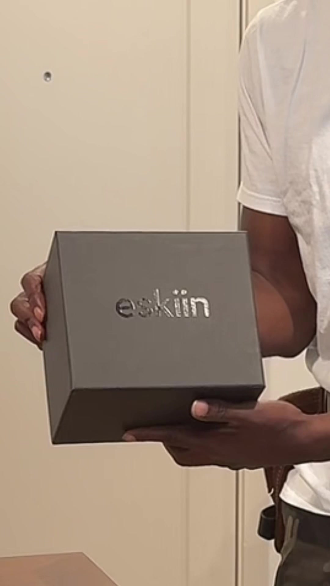 TikTok post by @mrmotivation910 for Eskiin. Caption reads: [...] is only a shower away. For the Win go....