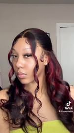 Instagram post by @itsyagirlredd for Recoolhair. Caption reads: I’m loving this hair from @recoolhair 🦋 this is....