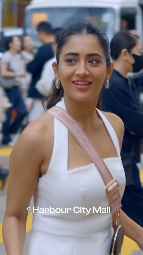 Instagram post by @rashi.real for Discover Hong Kong. Caption reads: [...] and just go! ✈️ #HerHongKong....