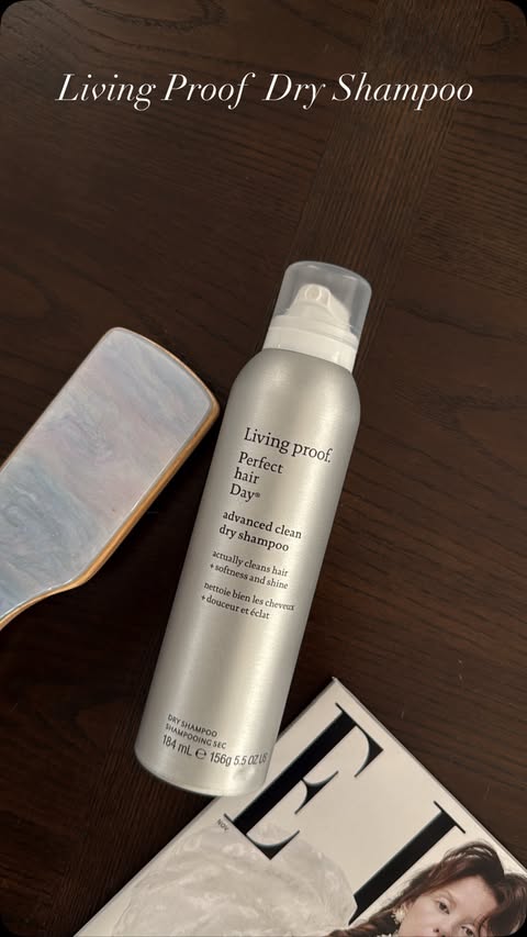 Instagram post by @melissacgeraghty for Living Proof. Caption reads: Could you tell which side was cleaned with....